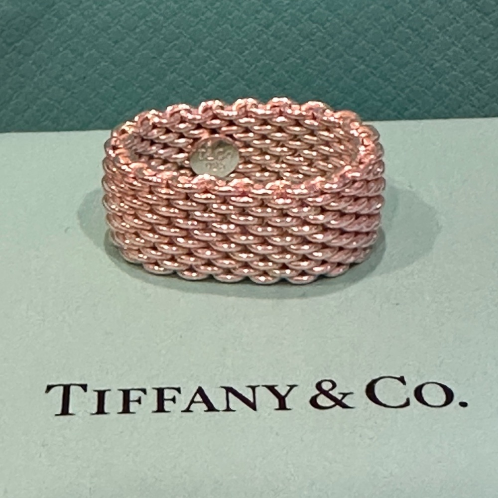 TIFFANY & CO. Somerset Sterling Silver Ring